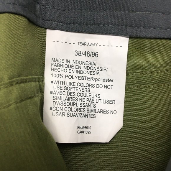 Under Armour Mens Swim Trunks Shorts size 38 Green Camo Lace Up Zipper Pocket - Picture 4 of 11